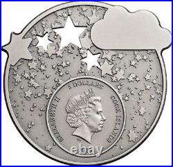 2018 Lullaby Dreaming Boy 1-oz. 999 Silver Coin Antique Finish $178.88