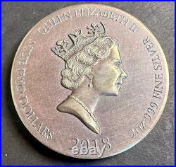 2018 Scottsdale Biblical Series 2oz Silver The Ascension #0913