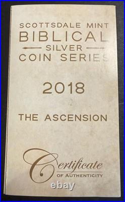 2018 Scottsdale Biblical Series 2oz Silver The Ascension #0913