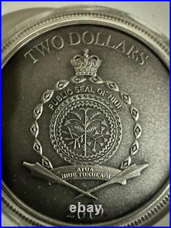 2019 1oz. 999 Antiqued FINE SILVER COIN. LEGENDARY TALES. SINBAD THE SAILOR