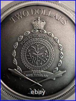 2019 1oz. 999 Antiqued FINE SILVER COIN. LEGENDARY TALES. SINBAD THE SAILOR