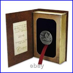 2019 2 oz. 999 Silver Coin Samson Slays the Lion Biblical Coin Series #A493 2019 2 oz. 999 Silver Coin Samson Slays the Lion Biblical Coin Series #A493