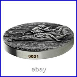 2019 2 oz. 999 Silver Coin Samson Slays the Lion Biblical Coin Series #A493 2019 2 oz. 999 Silver Coin Samson Slays the Lion Biblical Coin Series #A493