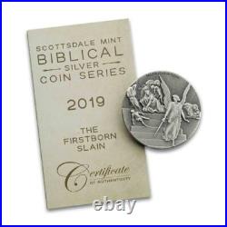 2019 2 oz. 999 Silver Coin The Firstborn Slain Biblical Coin Series #A493