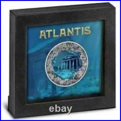 2019 Atlantis The Sunken City 2 oz Antique Silver Coin Niue $5 Low Mintage 2019 Atlantis The Sunken City 2 oz Antique Silver Coin Niue $5 Low Mintage