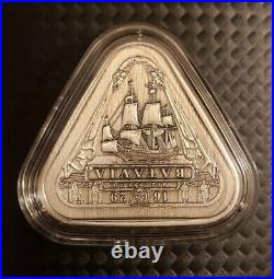 2019 Australia Shipwreck Batavia 1 oz Silver Coin Antiqued Rare only 1000 Made