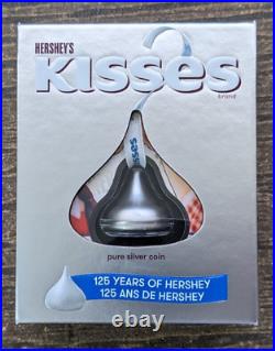 2019 Fiji $1 125th Anniversary Hershey's Kisses Antique Finish 39g Silver Coin