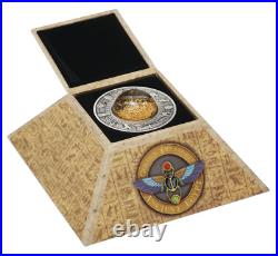 2019 Golden Treasures of Ancient Egypt 2oz. 9999 SILVER $2 ANTIQUED COIN 2019 Golden Treasures of Ancient Egypt 2oz. 9999 SILVER $2 ANTIQUED COIN