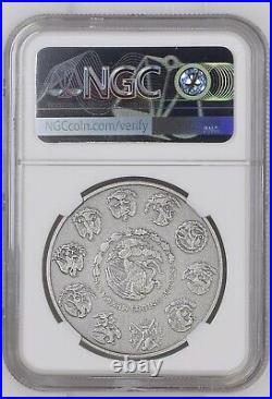 2019 Mexico Antiqued Silver 1 oz Mexico NGC MS 70 key date low mintage