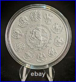 2019 Mexico Libertad 2oz 999 Silver Antique Finish Low Mintage of 1000 Worldwide