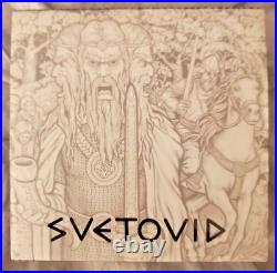 2019 Niue $2 SVETOVID Abundance & War Slavic God Antiqued Finish 2oz Silver Coin