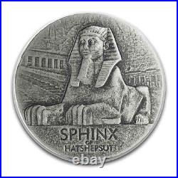 2019 Republic of Chad 5 oz SPHINX 999 Silver Coin in Mint Gift Box