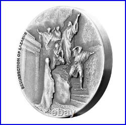 2020 2 oz. 999 Silver Coin Resurrection of Lazarus Biblical Coin Series #A493