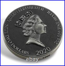 2020 2 oz. 999 Silver Coin Resurrection of Lazarus Biblical Coin Series #A493
