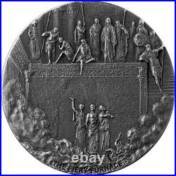 2020 2 oz Fiery Furnace Biblical Silver Coin Series (New)