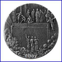 2020 2 oz Silver Coin Biblical Series (The Fiery Furnace)