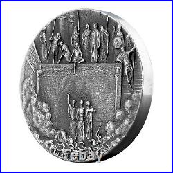 2020 2 oz Silver Coin Biblical Series (The Fiery Furnace)