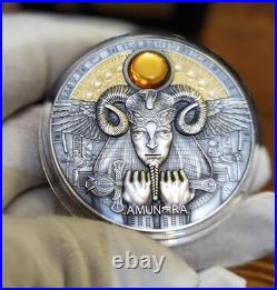 2020 Amun-Ra Pure Silver Ultra Rare Silver Investment Grade 3oz Niue