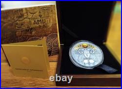 2020 Amun-Ra Pure Silver Ultra Rare Silver Investment Grade 3oz Niue