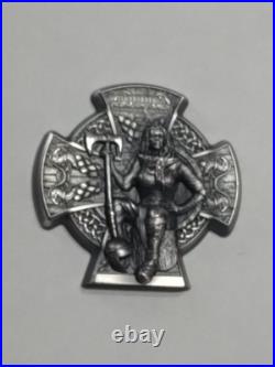 2020 Isle Of Man Boudica Warrior Queen 999 Fine Silver Antiqued Rare Coin 5 Poun 2020 Isle Of Man Boudica Warrior Queen 999 Fine Silver Antiqued Rare Coin 5 Poun