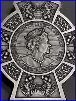 2020 Isle Of Man Boudica Warrior Queen 999 Fine Silver Antiqued Rare Coin 5 Poun 2020 Isle Of Man Boudica Warrior Queen 999 Fine Silver Antiqued Rare Coin 5 Poun