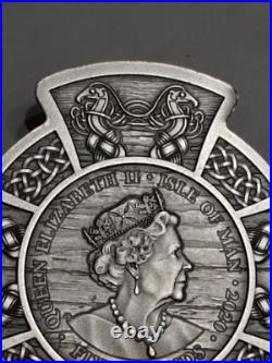 2020 Isle Of Man Boudica Warrior Queen 999 Fine Silver Antiqued Rare Coin 5 Poun 2020 Isle Of Man Boudica Warrior Queen 999 Fine Silver Antiqued Rare Coin 5 Poun