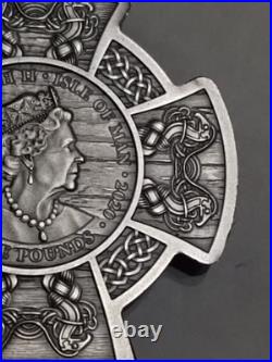 2020 Isle Of Man Boudica Warrior Queen 999 Fine Silver Antiqued Rare Coin 5 Poun 2020 Isle Of Man Boudica Warrior Queen 999 Fine Silver Antiqued Rare Coin 5 Poun