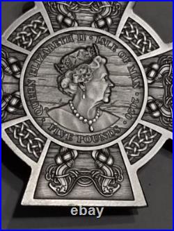 2020 Isle Of Man Boudica Warrior Queen 999 Fine Silver Antiqued Rare Coin 5 Poun 2020 Isle Of Man Boudica Warrior Queen 999 Fine Silver Antiqued Rare Coin 5 Poun