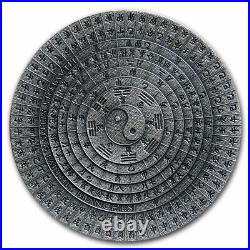 2020 Niue 2 oz Antique Silver Ancient Calendars Heavenly Stems SKU#225303