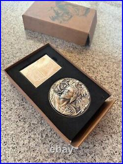 2020 Niue $5 Hector of Troy Silver 2oz + 11.5oz Copper Antiqued High Relief