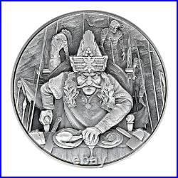 2020 Niue $5 Vlad the Impaler Ultra High Relief Mintage 500