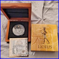 2020 Niue Horus Gods of Anger 2oz Antique silver coin