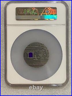 2020 Niue Imperial Art INDIA $2 2 oz Silver Antique Coin MS 70 High Relief