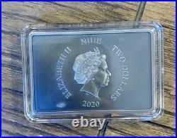 2020 Niue Star Wars Praetorian Guard 1 oz. 999 Silver Coin Antiqued COLORIZED