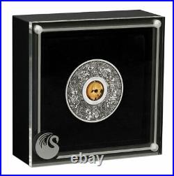2021 1oz Silver Antiqued Coin Year of the Ox Rotating Charm