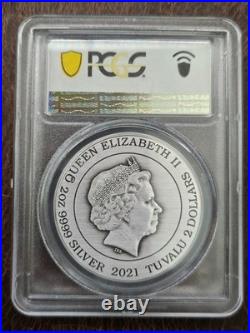2021 $2 Double Dragon & Phoenix Antique 2 oz. 9999 Silver Coin PCGS MS 70 2021 $2 Double Dragon & Phoenix Antique 2 oz. 9999 Silver Coin PCGS MS 70