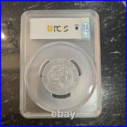 2021 2 Oz Silver Niue ZORRO Antique Finish PCGS MS70 Rare, only 1 in PCGS Ms70