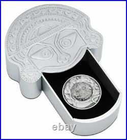 2021 2oz Silver Antiqued Coin Tears of the Moon