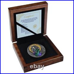 2021 2oz Silver Coin $5 Niue Siren Mermaid RARE