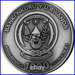 2021 3 oz Antique Rwandan Silver Sedov Nautical Ounce Coin Mintage of 500