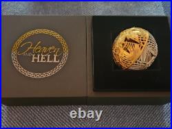 2021 $5 Samoa Heaven & Hell Antiqued 2 oz. 999 Silver Sphere Coin withGold Plating