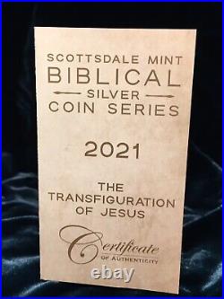 2021 Biblical Silver Coin. 999- 2oz. The Transfiguration of Jesus Christ