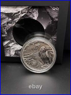 2021 CIT Palau Seven Wonders Grand Canyon 3oz Silver Coin 1 of 9 Custom Antique