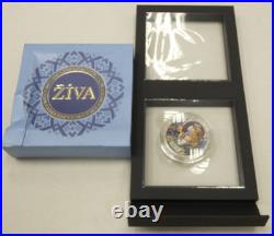 2021 Ghana Goddesses of Health ZIVA 50g 999 Silver Antique Finish in OGP