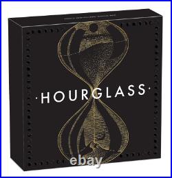 2021 Hourglass 2oz Silver Antiqued Coin NGC MS 69 FR