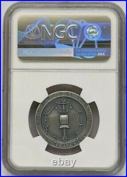 2021 NGC Cameroon Spartan Hoplite Legendary Warriors 1/2 oz Antiqued Coin MS70