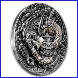 2021 Niue 2 oz Silver Antique Dragons (Japanese Dragon) SKU#252782