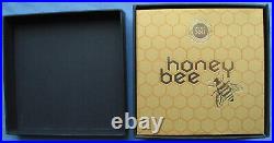 2021 Niue $5 Honey Bee 2 oz. 999 Silver High Relief Antique Finish