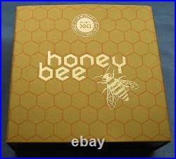 2021 Niue $5 Honey Bee 2 oz. 999 Silver High Relief Antique Finish