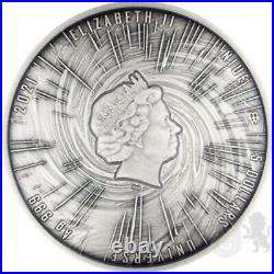 2021 Niue Universe Series Black Hole 2oz Silver Antiqued Coin